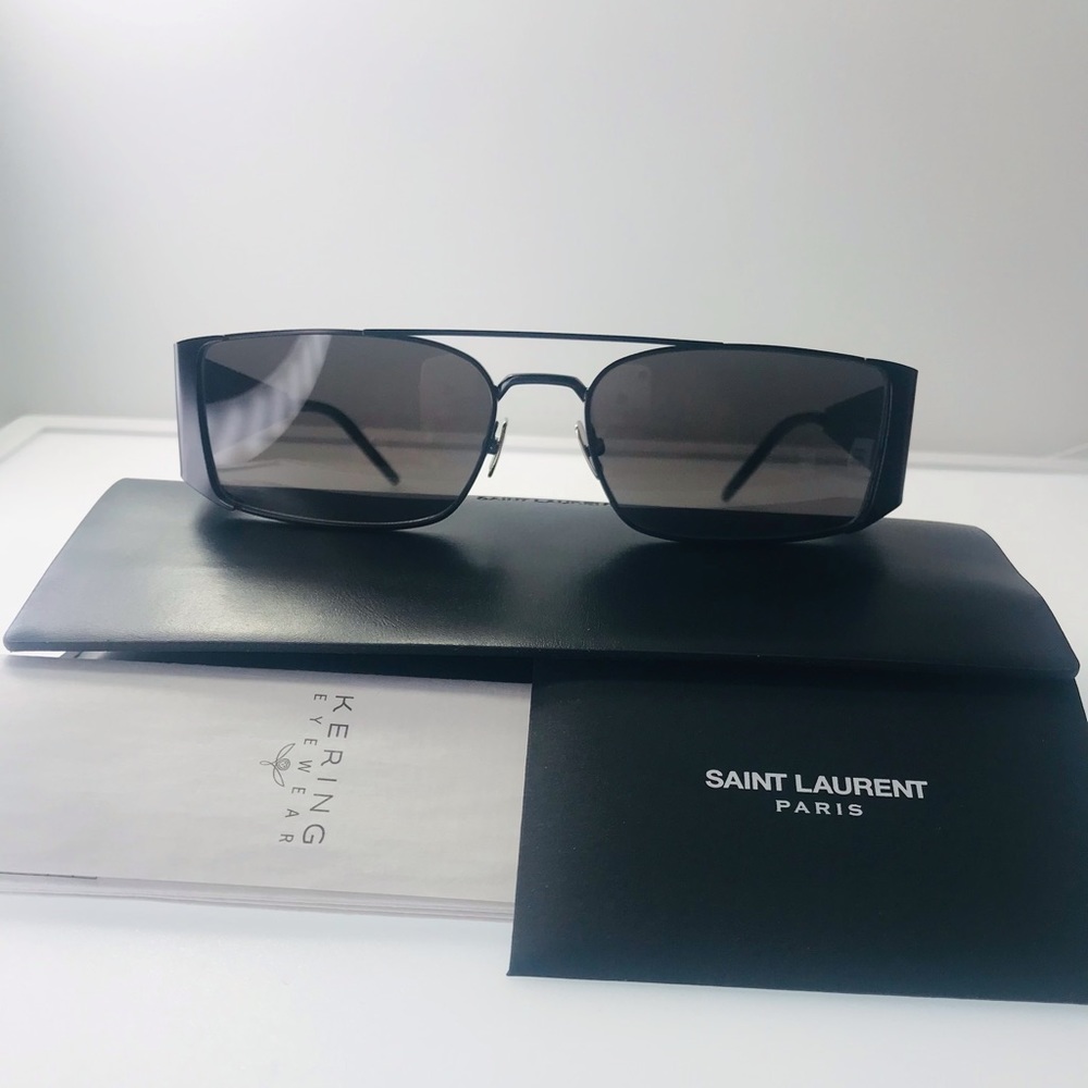 Authentic- New - Saint Laurent Sl366lenny  Black Sunglasses - Picture 16 of 16
